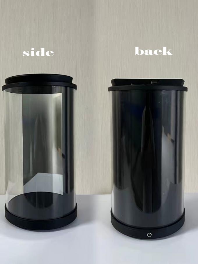 Display de tecnología 3D holográfica 5.5 10.1 21.5 pulgadas cilindro de holograma con AI interactivo 7