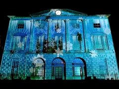 SMX 20000 Lumen WUXGA Proyector láser 3LCD para lugares grandes en proyección de edificios