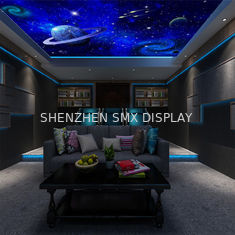 12VDC Polyester Fiber Optic Star Ceiling Panels Caviar Ceiling Acoustic Panel