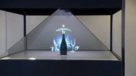 19" Inverted 3D Holographic Pyramid Display 1280x1024 HDMI With 4 Sides View