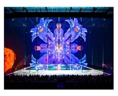 Front / Rear 3D Holographic Mesh Projection Screen For Stage / Exhibition Halls