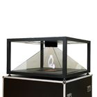 Tempered Glass 3D Holographic Showcase AC110V Sheet Metal 3d Hologram Display