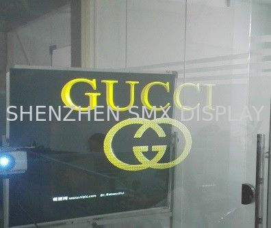 High Contrast Holographic Projection Screen Window Film Holo Foil