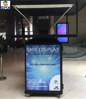 calidad 4 echaron a un lado las unidades de visualización olográficas 3d de la pirámide para la publicidad de la posición Fábrica