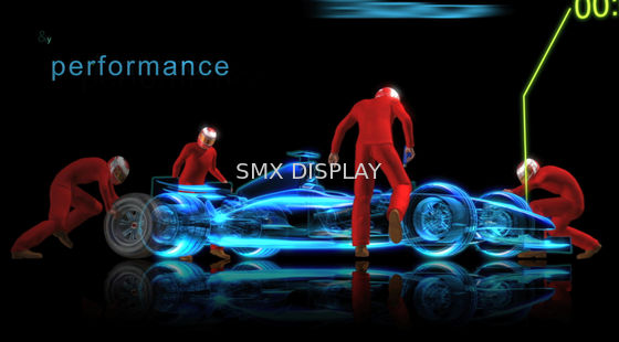 Calidad Sazone la hoja olográfica transparente de la hoja con pimienta 3D del holograma de la proyección del fantasma Fábrica