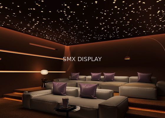 Calidad Instalación fácil del grueso de la luz de techo de la estrella de la fibra óptica del panel de fibras de madera del poliéster 9m m Fábrica