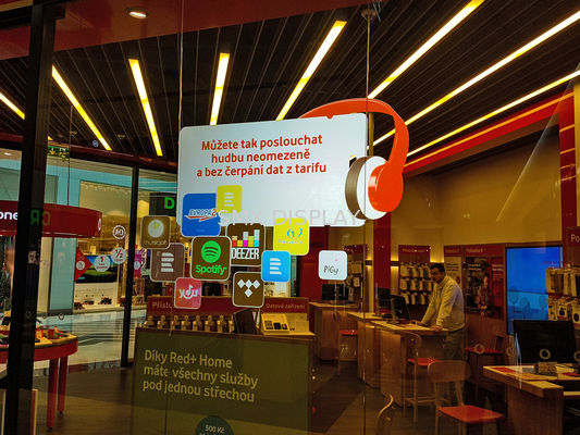 Calidad Anchura transparente de la película de pantalla de proyección posterior de la película del holograma auto-adhesivo el 1.52m Fábrica