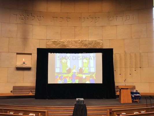 Calidad Pantalla de proyección de plegado rápido de 300 pulgadas con marco de aluminio y proyección frontal y trasera para películas al aire libre Fábrica