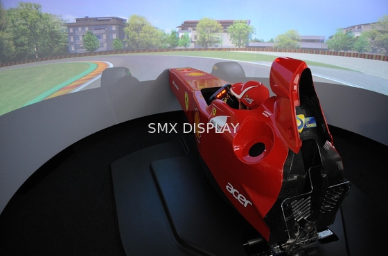 Marco fijo curvado grande de la pantalla de proyector 360° para el aumento del simulador 1,0