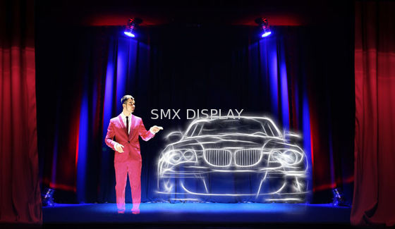 calidad Hoja olográfica del tacto de 45 grados de Musion de la etapa reflexiva del lápiz de ojos/hoja del reflejo de luz Fábrica