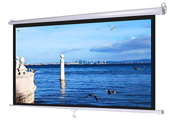 Calidad 120 pantalla manual de Matte White Support 4K 3D HD de la pantalla de proyección de la pulgada Fábrica