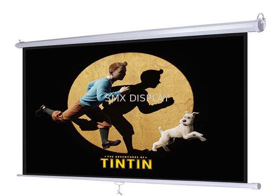 Calidad 16:9 pantallas de proyector manuales de 60 pulgadas para la sala de clase de la escuela de la oficina Fábrica