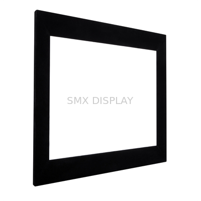 Front Fabric 4K pantallas de proyector de la cerveza dorada HD de la pantalla de proyección del marco fijo de 150 pulgadas