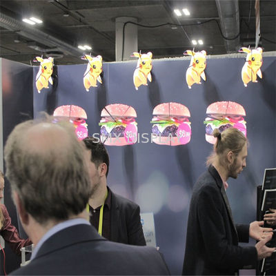 Calidad Fan de aluminio 3D de la PC LED olográfica/ángulo de opinión de Ith 175 del proyector del holograma 3D Fábrica