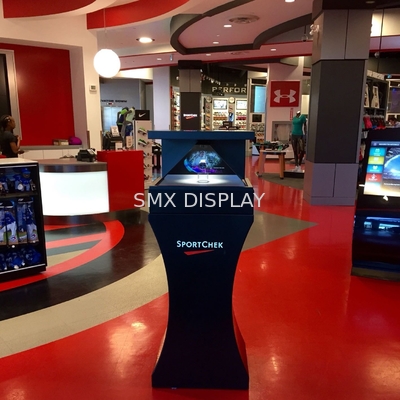 Proyector olográfico profesional del escaparate 3D del holograma de la pirámide del holograma