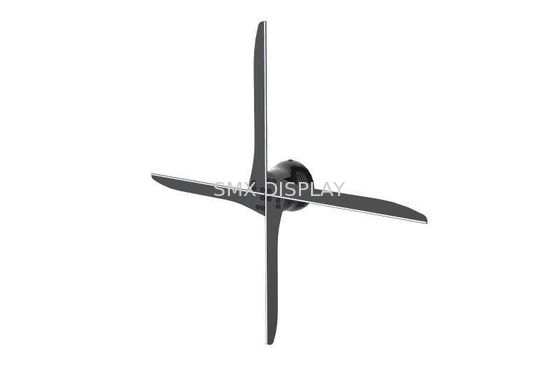 Calidad jugador del holograma de Hypervsn de 612 x 612 resoluciones, exhibición de la publicidad de 4 cuchillas LED Fábrica