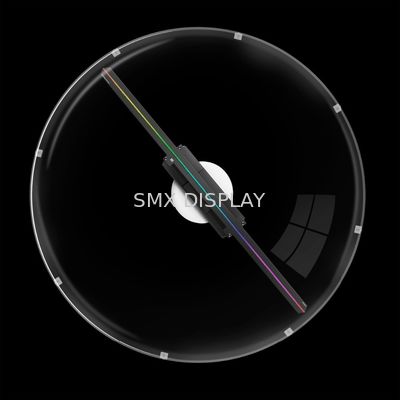 calidad fan del jugador 3D LED del holograma de los 65cm Hypervsn resolución 512 x 512 para hacer publicidad Fábrica