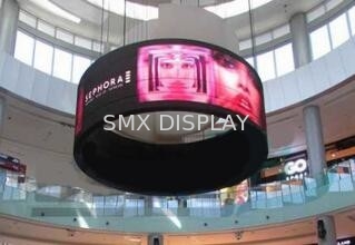 Pantalla de proyector curvada acústico perforada para el sistema del simulador del cine de HD