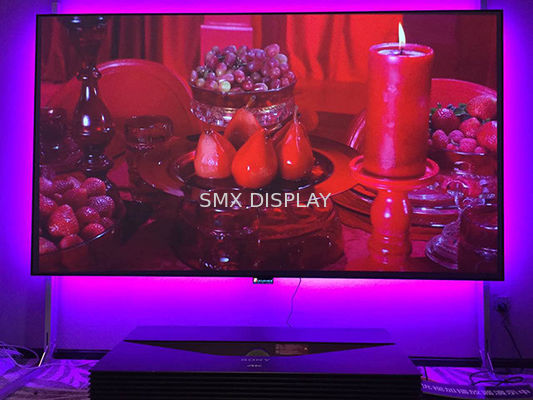 calidad Pantalla embotada del marco fijo, aumento fijo del formato 0,8 de la pantalla de proyector TVAD 16/9 de la pared Fábrica