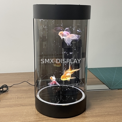 2025 Ojo desnudo de 21,5 pulgadas 360 pantalla holográfica, equipo de cilindro de holograma de alta resolución
