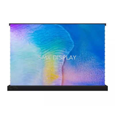 Calidad 120 pulgadas de pantalla ALR de piso de tensión eléctrica para el proyector láser UST Fábrica