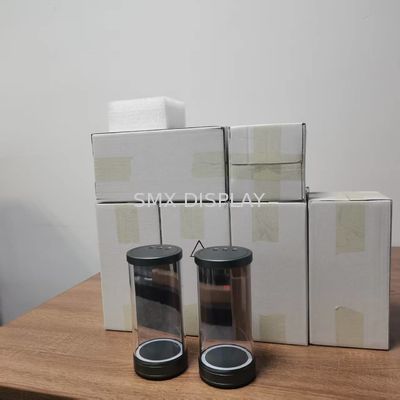 Calidad 5.5/10.1/21.5/75 pulgadas 3d holograma de pantalla de holotúbulo basado en interactivo para el museo de exhibición Fábrica