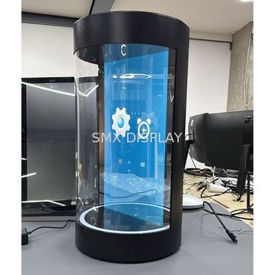 21.5 pulgadas cilindro de holograma en tiempo real hologramas tamaño real 3D pantalla holográfica holotúbulo