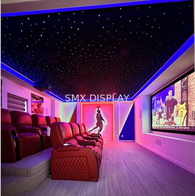 Calidad Paneles de techo de estrellas de fibra óptica PMMA de 0,75 mm para cine en casa Fábrica