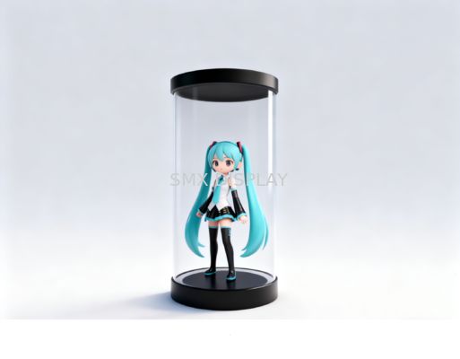 Calidad 5 pulgadas de Holo Tube Mini 3D Holograma Display Holográfico cilindro pantalla transparente Fábrica