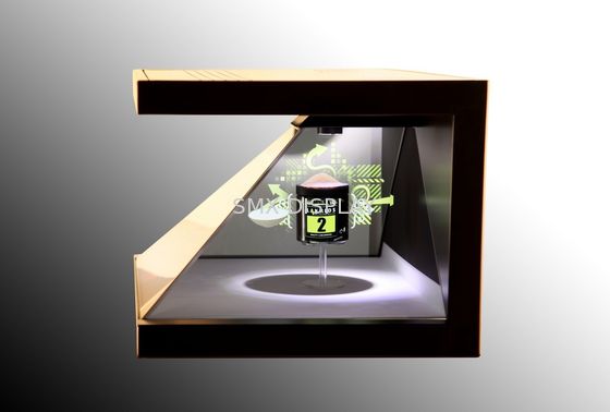 Calidad 3D Hologram Showcase 3-side View Holo Display Hologram Pyramid for Exhibition Advertising Fábrica