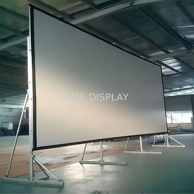 Calidad Large Fast Fold Projector Screen - Portable Front/Rear Projection for Events & Presentations Fábrica