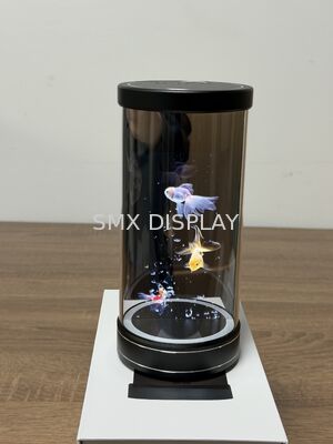 Calidad 5 pulgadas de tamaño de pantalla Holo tubo con 360 ° de imágenes estereoscópicas flotantes y plug-and-play 3D pantalla holográfica Fábrica