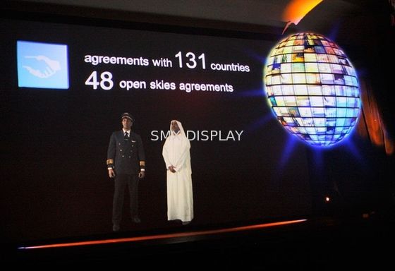 Calidad Grueso transparente del color 95um de la hoja de la proyección video olográfica reflexiva de la etapa 3D Fábrica