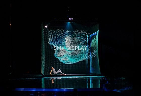 calidad Longitud transparente delantera/de la parte posterior del holograma de la demostración de la pantalla de proyección de la pantalla de Holoflex los 30m Fábrica