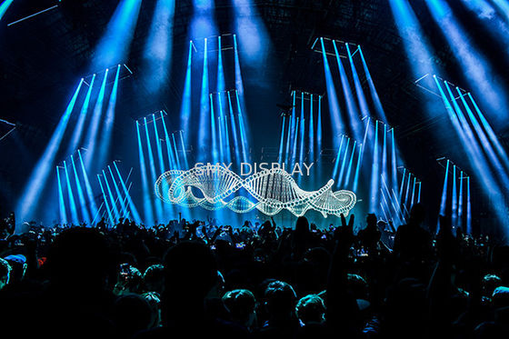 calidad Pantalla de proyección olográfica transparente 3D de Holoflex de la poliamida Fábrica