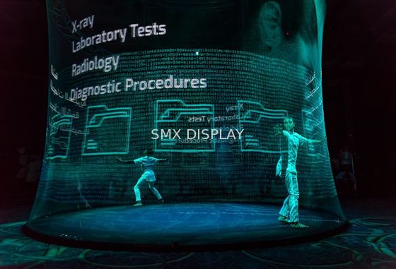 Calidad Pantalla de proyección de Holoflex Holo Gauze Clear Holographic 3D Fábrica