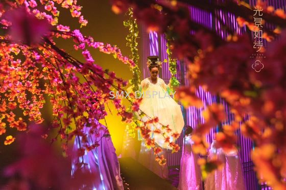 Calidad Hoja olográfica flotante los 5x30m de Musion Eysliner del holograma de la exhibición 3D Fábrica