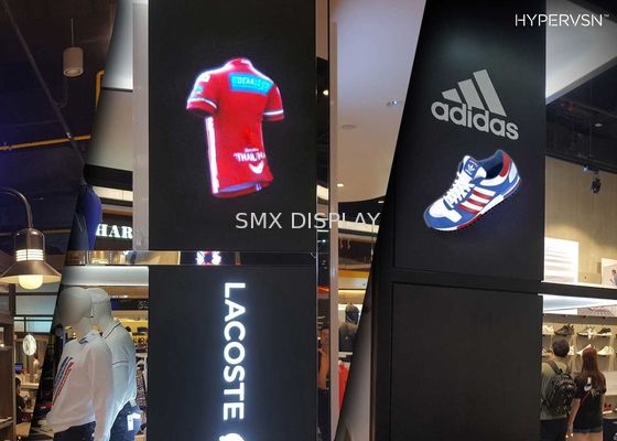 Calidad El LED de alta resolución basó el enchufe/la exhibición 3D de la tecnología del holograma de Hypervsn del juego Fábrica