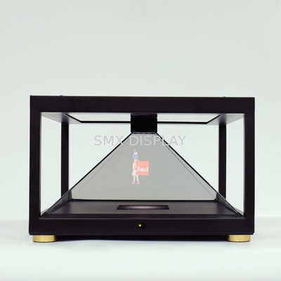 3D exhibición olográfica de cristal moderada del holograma de la chapa 3d del escaparate AC110V