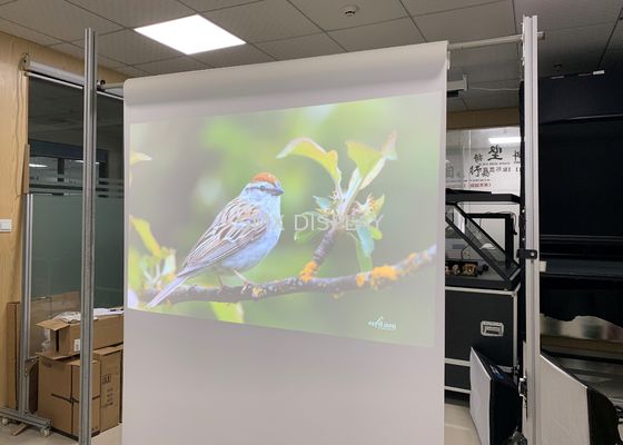 Calidad hoja olográfica transparente de 1,52 x 30 metros para la proyección posterior sobre el vidrio Fábrica