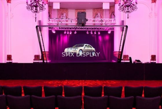 calidad Exhibición del holograma de la hoja 95um 160° 3D de la reflexión para Live Show Fábrica