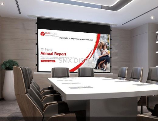 Calidad En el aluminio 100” Tab Tensioned Projection Screen del techo Fábrica