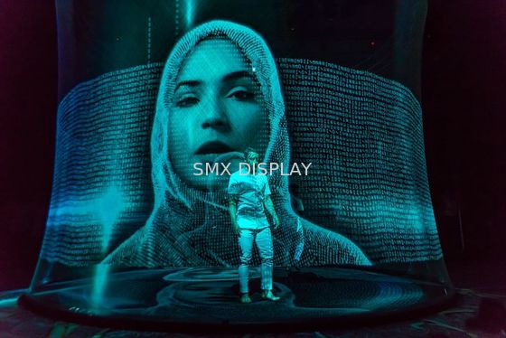 Calidad 3D olográfico invisible transparente Mesh Screen Pepperscrim Fábrica