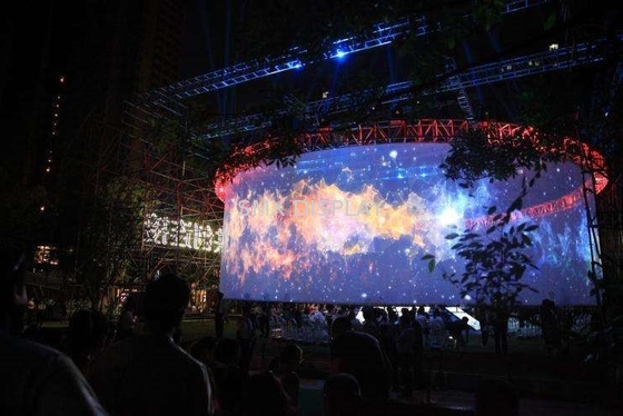 aumento olográfico transparente de Mesh Screen 2,4 de la longitud de los 50m para Live Show