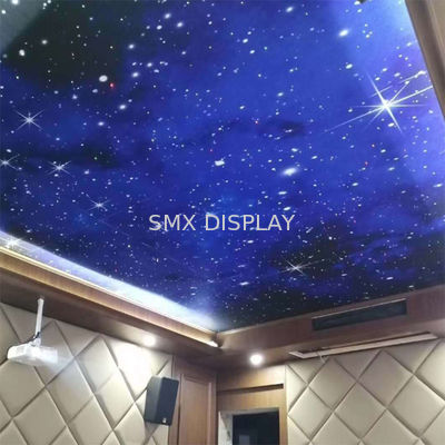 Calidad La barra LED de KTV gotea la instalación del proyecto de los paneles de techo de la estrella de la fibra óptica 12VDC Fábrica