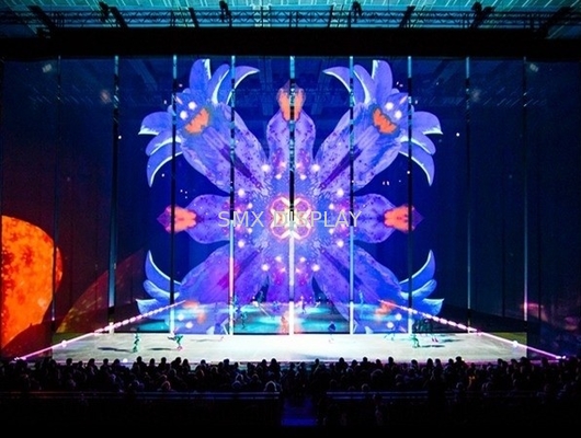 Poliamida transparente de la pantalla del holograma de la etapa olográfica para Live Projection