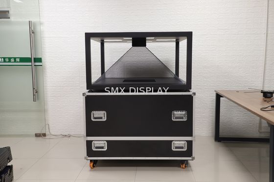 Calidad 360 pulgada completa 4 de la resolución 19 de la exhibición del holograma del grado 3d echada a un lado Fábrica