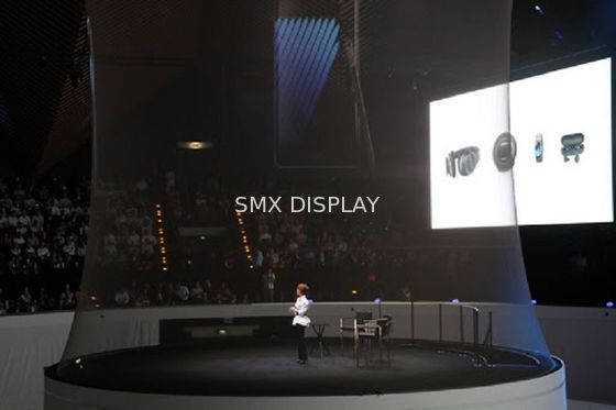 Calidad 360 demostración olográfica del holograma de Holo Gauze For 3D de la pantalla de proyector del grado Fábrica