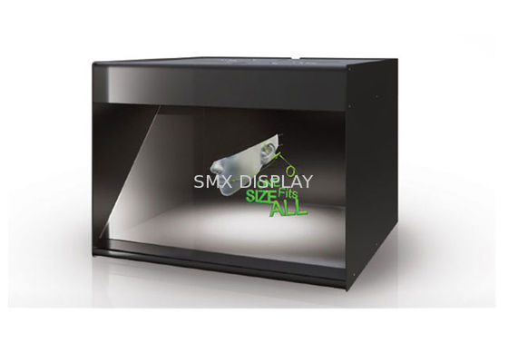 Calidad La publicidad, posición Holocube 42", combina el contenido olográfico 3D con los productos físicos Fábrica