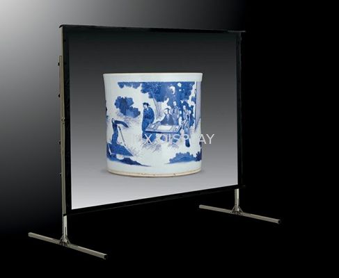 Calidad Ayuna el móvil del doblez pantalla de proyección de 120 pulgadas para los acontecimientos interiores/al aire libre Fábrica